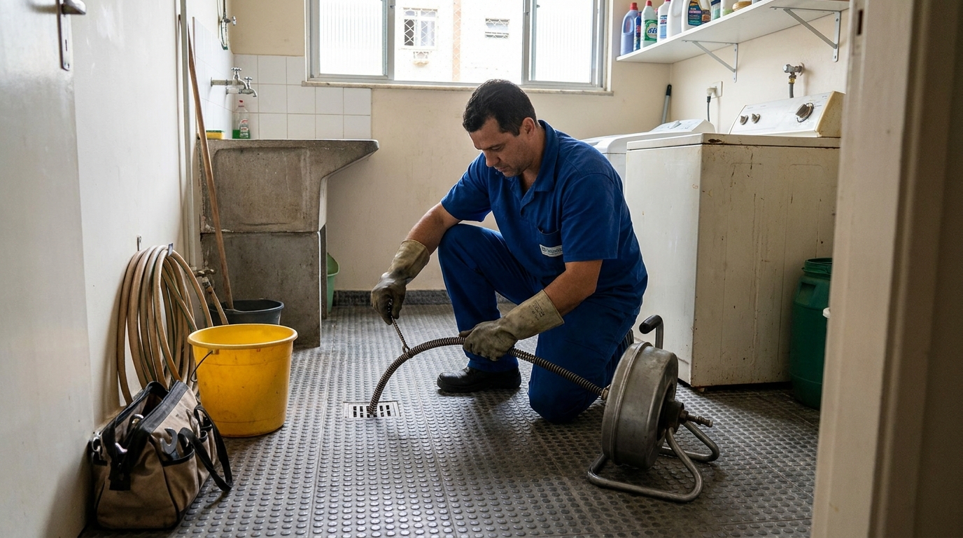 Desentupimento de ralo profissional em Araraquara‑SP