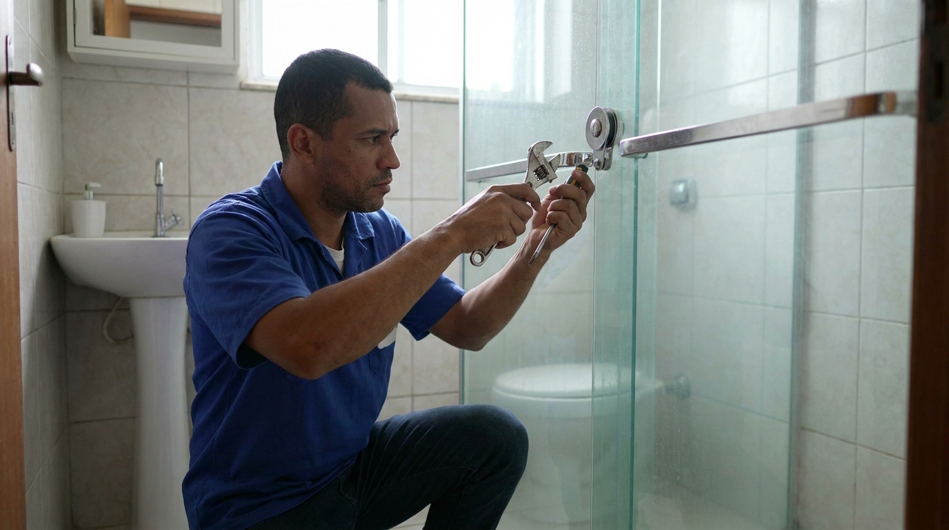 Manutenção e reparo de box de vidro perto de mim em Araraquara‑SP